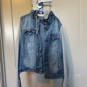 Jean jacket hoodie